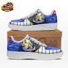 Blue White Manga Android 18 Low-Top Leather Dragon Ball Z Shoes