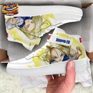 Android 18 Mid-Top Street Dragon Ball Legendary Collector Anime Sneakers 3