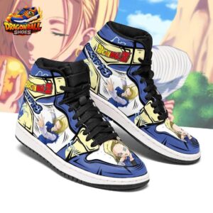 Android High-Top Leather Sneakers Dragon Ball Stylish Anime Gift For Fans 2