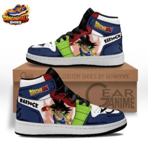 Bardock Saiyan Warrior High-Top Sneakers with Battle Armor Artwork