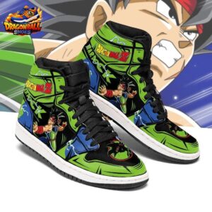 Bardock High-Top Leather Sneakers Dragon Ball Unique Streetwear Sneakers 1