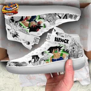 Bardock Mid-Top Street Dragon Ball Unique Anime Shoes For Fans 3