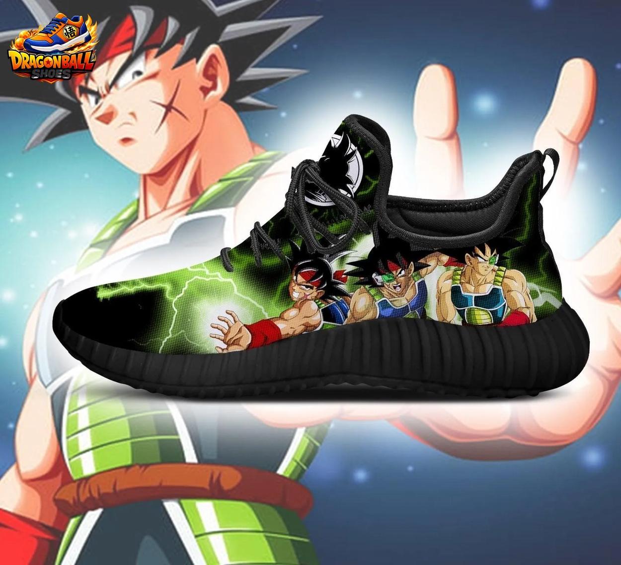 Bardock Green Lightning Reze Sneakers – Black Saiyan Dragon Ball Shoes Bardock Green Lightning Reze Sneakers – Black Saiyan Dragon Ball Shoes