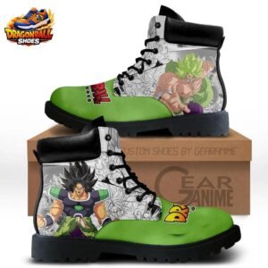 Broly Dual Form Combat Boots – Green Manga Dragon Ball Anime Footwear