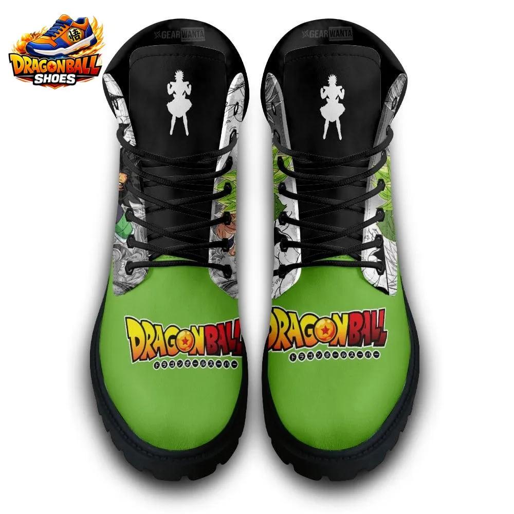 Broly Dual Form Combat Boots – Green Manga Dragon Ball Anime Footwear Broly Dual Form Combat Boots – Green Manga Dragon Ball Anime Footwear