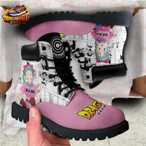 Bulma Combat Boots Dragon Ball Unique Streetwear Sneakers 1