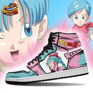 Bulma High-Top Leather Sneakers Dragon Ball Unique Otaku Fashion Shoes 1