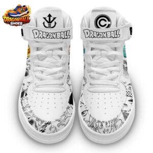 Bulma Vegeta Mid-Top Street Dragon Ball Premium Collector Anime Sneakers 1