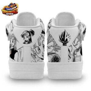 Bulma Vegeta Mid-Top Street Dragon Ball Premium Collector Anime Sneakers 2