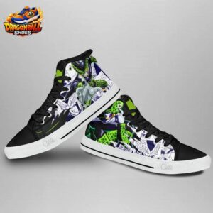 Cell High Tops Canvas Shoes Dragon Ball Exclusive Otaku Fashion Shoes 2