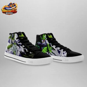 Cell High Tops Canvas Shoes Dragon Ball Exclusive Otaku Fashion Shoes 3