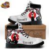 Chi Chi Galaxy High-Top Leather Sneakers with Blue Anime Artwork Chi Chi Galaxy High-Top Leather Sneakers with Blue Anime Artwork