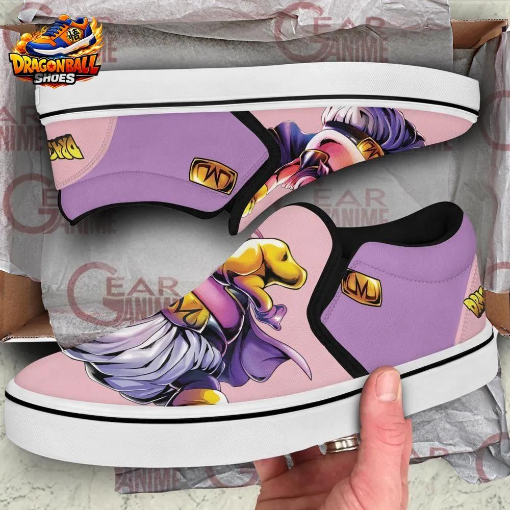 Fat Majin Buu Pink Slip-On Shoes – Dragon Ball Character Canvas Sneakers Fat Majin Buu Pink Slip-On Shoes – Dragon Ball Character Canvas Sneakers