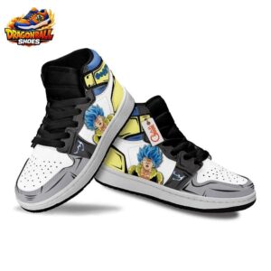 Gogeta High-Top Leather Sneakers Dragon Ball Unique Otaku Fashion Shoes 2