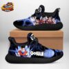 Trunks Gohan High-Top Leather Sneakers – Purple Orange Dragon Ball Shoes