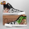Goku Vegeta Super Saiyan Blue Mid-Top Sneakers – Blue Aura Dragon Ball Shoes