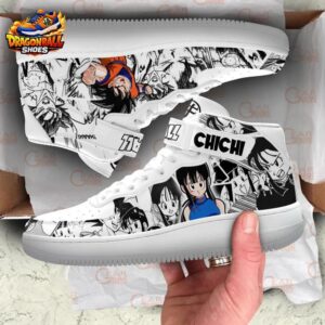 Goku Chi Chi Mid-Top Street Dragon Ball Custom Collector Anime Sneakers 3