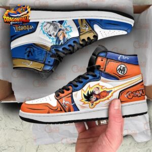 Goku Vegeta High-Top Leather Sneakers Dragon Ball Exclusive Collector Anime Sneakers 1