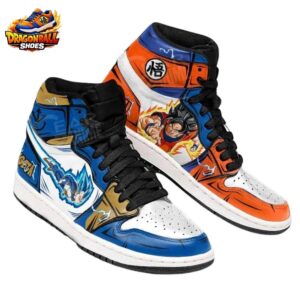 Goku Vegeta High-Top Leather Sneakers Dragon Ball Exclusive Collector Anime Sneakers 2