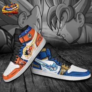 Goku Vegeta High-Top Leather Sneakers Dragon Ball Exclusive Collector Anime Sneakers 4