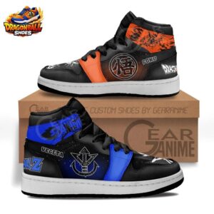 Goku Vegeta High-Top Leather Sneakers Dragon Ball Exclusive Otaku Fashion Shoes