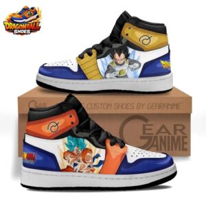 Goku Vegeta Orange Yellow Blue High-Top Dragon Ball Shoes