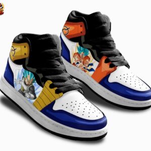 Goku Vegeta High-Top Leather Sneakers Dragon Ball Streetwear Anime Gift For Fans 1
