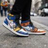 Goku Vegeta Orange Blue Galaxy High-Top Dragon Ball Shoes