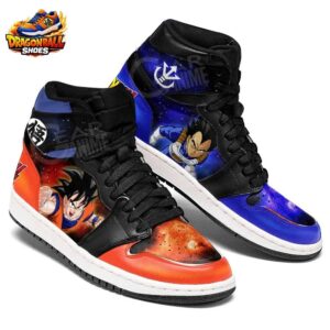 Goku Vegeta High-Top Leather Sneakers Dragon Ball Stylish Anime Shoes For Fans 1