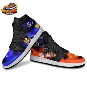 Goku Vegeta High-Top Leather Sneakers Dragon Ball Stylish Anime Shoes For Fans 2