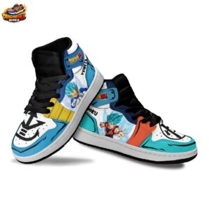 Goku Vegeta High-Top Leather Sneakers Dragon Ball Stylish Collector Anime Sneakers 1