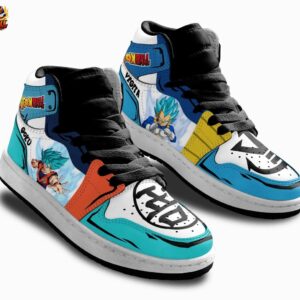 Goku Vegeta High-Top Leather Sneakers Dragon Ball Stylish Collector Anime Sneakers 2