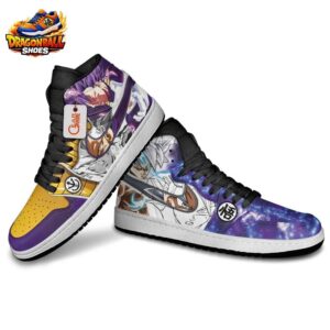 Goku Vegeta High-Top Leather Sneakers Dragon Ball Unique Anime Gift For Fans 3