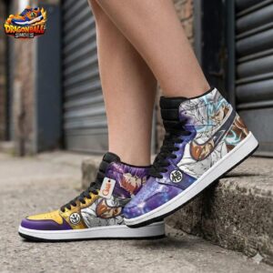 Goku Vegeta High-Top Leather Sneakers Dragon Ball Unique Anime Gift For Fans 5