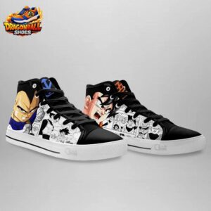 Goku Vegeta High Tops Canvas Shoes Dragon Ball Legendary Collector Anime Sneakers 2