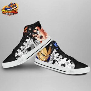 Goku Vegeta High Tops Canvas Shoes Dragon Ball Legendary Collector Anime Sneakers 3