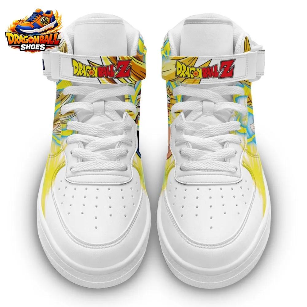 Goku Vegeta Super Saiyan Mid-Top Sneakers – Yellow Blue Dragon Ball Shoes Goku Vegeta Super Saiyan Mid-Top Sneakers – Yellow Blue Dragon Ball Shoes