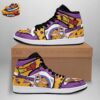 Kame Symbol Master Roshi Combat Boots – Orange Blue Dragon Ball Lace-Up Boots
