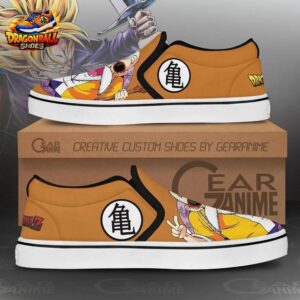 Master Roshi Slip-On Canvas Dragon Ball Unique Anime Gift For Fans 1