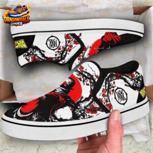 Piccolo Slip-On Canvas Dragon Ball Stylish Custom Anime Sneakers 1