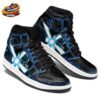 Black Blue Saiyan Crest Vegeta High-Top Leather Dragon Ball Z Vegeta Shoes