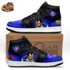 Blue White Gold Super Saiyan Blue High-Top Leather Dragon Ball Z Vegeta Shoes