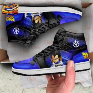 Vegeta High-Top Leather Sneakers Dragon Ball Ultimate Anime Gift For Fans 3