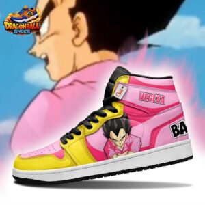 Vegeta High-Top Leather Sneakers Dragon Ball Ultimate Custom Anime Sneakers 4