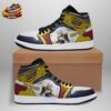 Pink Yellow Badman Vegeta High-Top Leather Dragon Ball Z Vegeta Shoes