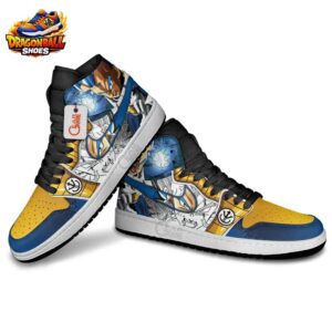 Vegeta High-Top Leather Sneakers Dragon Ball Unique Collector Anime Sneakers 3