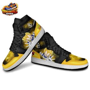 Vegeta High-Top Leather Sneakers Dragon Ball Unique Streetwear Sneakers 2