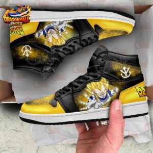 Vegeta High-Top Leather Sneakers Dragon Ball Unique Streetwear Sneakers 3