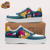 Blue Yellow Over 9000 Low-Top Leather Dragon Ball Z Vegeta Shoes