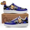 White Classic Vegeta Low-Top Leather Dragon Ball Z Vegeta Shoes